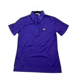 Augusta National Masters Polo Vintage Size Medium Purple Cotton Blend